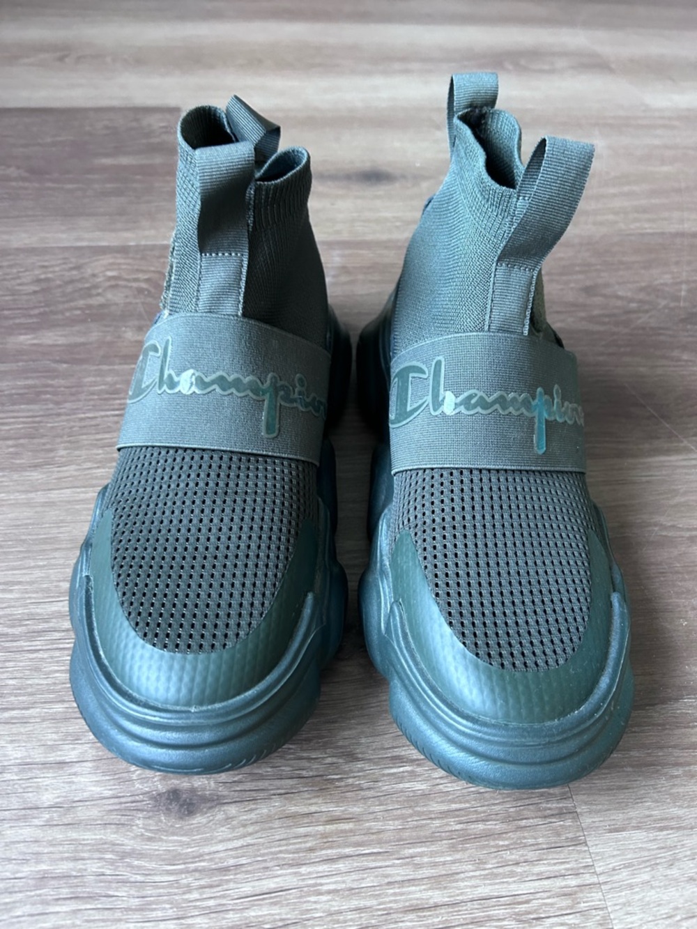 Champion Olive Green Meloso Rally Pro Sneakers